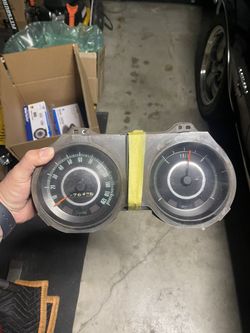 1967 Camaro Instrument Cluster - Speedometer And Gas