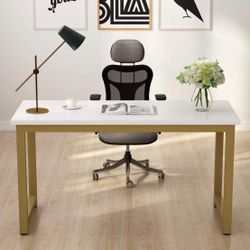 Tribesigns Modern Computer Writing Desk Table for Home or Office