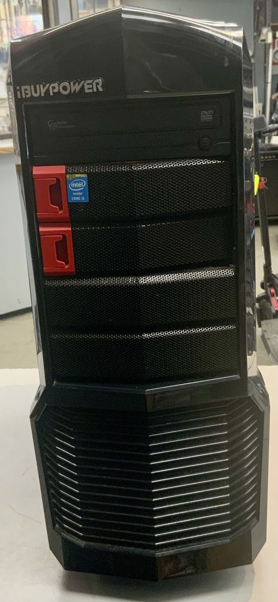 IBUYPOWER I-series Gaming Computer PC Game Intel I-5 Processor 8 GB RAM Windows 10 Microsoft 1 TB SSD Desktop Monitor