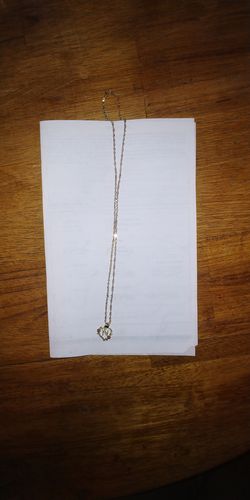 Gold 10k necklace 9 inches long for kids with charm