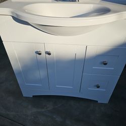 Sink Cabinet White W Facit  ST PAUL SINK  600