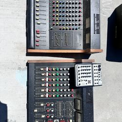 Three Mixing Boards. 