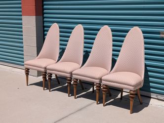 Vintage Hollywood Regency Neo Classic Dining Chairs