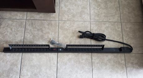 APC  AP7832 Rack PDU, Metered, Zero U, 30 A, 120 V, (24) 5-20R Plug