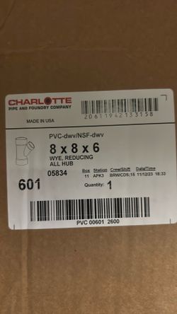 PVC wye