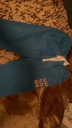Blue nike sweats
