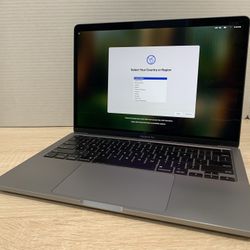 $450, 2020 MacBook Pro 13", i7/16GB RAM/512GB SSD, Touch Bar, factory upgrades worth $600