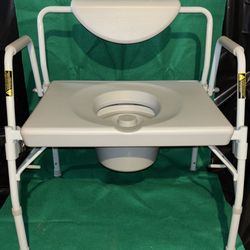Toilet Commode With Drop Arm Portable 