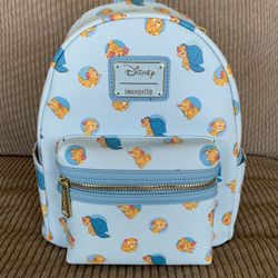 Loungefly Disney Oliver & Company Blue Mini Backpack