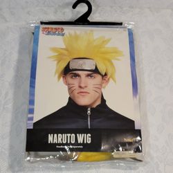 Naruto Yellow Ninja Wig Costume Accessory Shinobi Alliance Naruto Shippuden OSFM