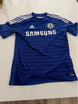 Chelsea FC home jersey from the 2014/15 season made by Adidas in a Youth XL size.