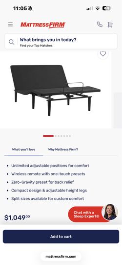 Adjustable bed frame