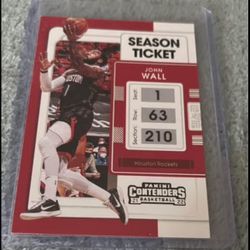 John Wall 2021 Panini Contenders #60    Houston Rockets