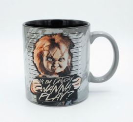Official Chucky "Wanna Play?" Booking Photo 20 oz Ceramic Mug