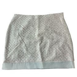 Express Size 0 Sparkling Cream Skirt 