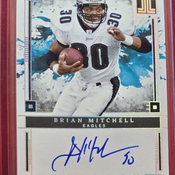 2025 Panini Impeccable Synergy Brian Mitchell Auto /50