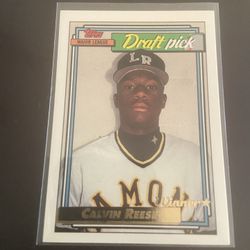1991 Topps Gold - Calvin Reese #714
