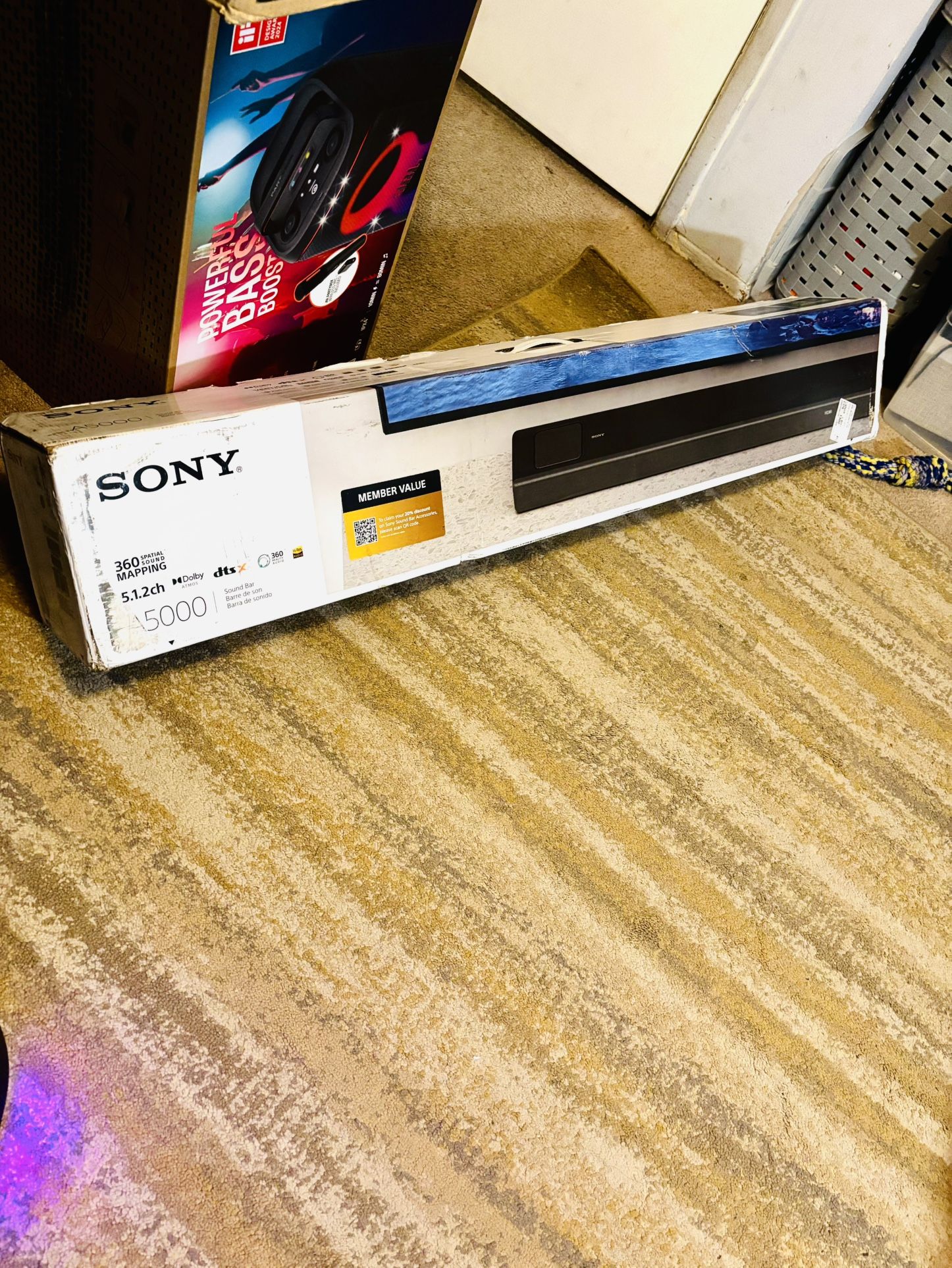 Sony (HT A5000) 8K & 4K Soundbar Home Theater - 360 Spatial 3D Audio, Wi-Fi, Bluetooth, Chromecast,  Wifi