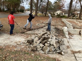 FREE- Broken up concrete, rip rap, backfill, etc
