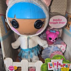 Lalaloopsy Bundles Snuggle Stuff W/Pet Bear Playset, 7" Doll 10th Anniversary