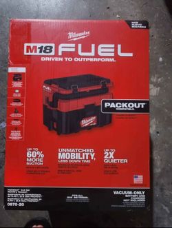 Brand New Milwaukee M18 Packout Vacuum