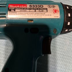 Makita 1/2 Inch Drill Charger and 2 Batteries 