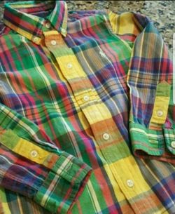 Ralph Lauren Boys Button Down Shirt - Size 5 Boys