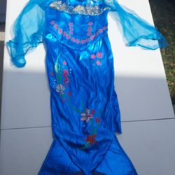 Mermaid Costume Size 4-5 Girls