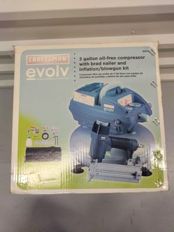 Craftsman Evolv 3 Gallon Oil Free Compressor 