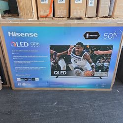 50" Hisense QLED 4k Smart Dolby TV