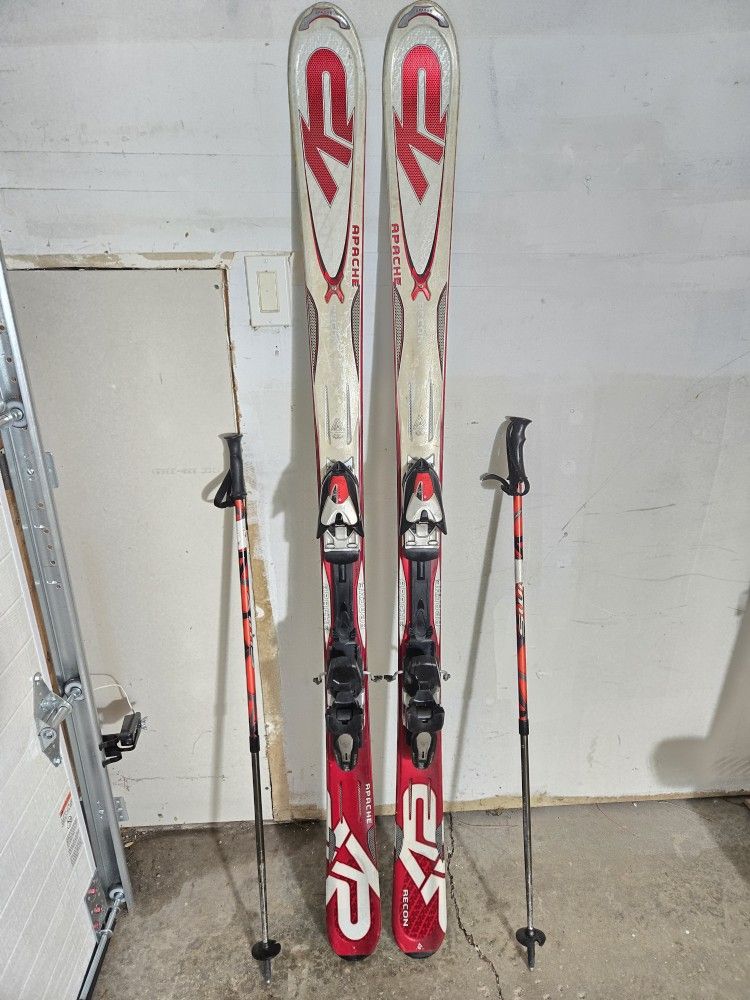 K2 Apache Radius X 163 cm Downhill Skis