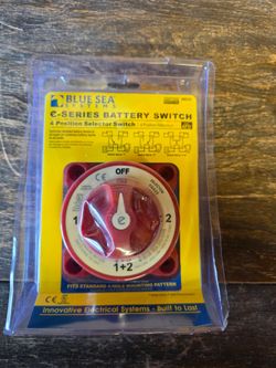 NEW Blue Sea Systems 9002E e-Series 4-Position Battery Switch w/ AFD