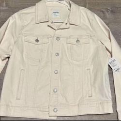 Womens Jean Jacket Size Lrg Brand New 