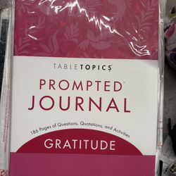 NEW Table Topics Gratitude Prompted Journal