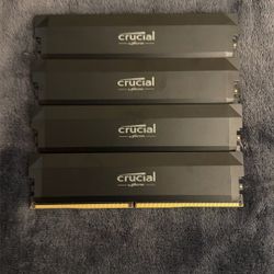 crucial DDR5 Pro 4x32gb Ram 6000mhz Very Lightly Used