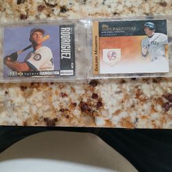 2 Alex Rodriguez Cards Aka Arod One Is His Collectors Choice Ud Rookie