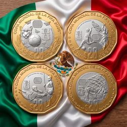 Individual coins, straight from Guadalajara