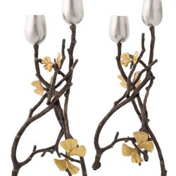 michael aram candle 2 holder