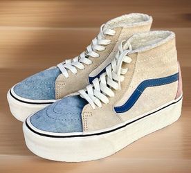 VANS SUEDE PLATFORM SHOES