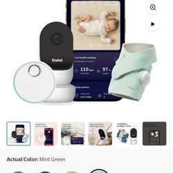 Baby Owlet Camara Monitor And Sock 