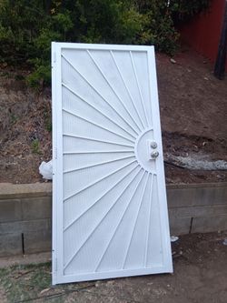 Security Door. Like NEW! 36"x 80".