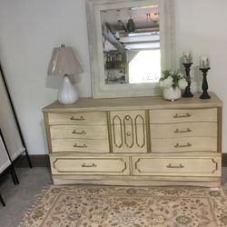 Beautiful Refinished MCM Dresser by Basset Furniture 