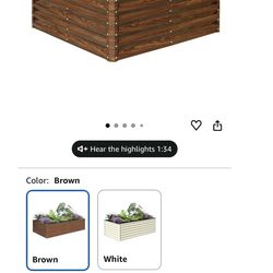 Raised garden beds