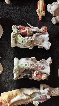 Pair of Porcelain Victorian Figurines