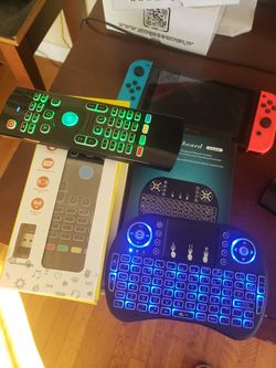 $30 AIR MOUSE PREMIUM BACKLIT WIRELESS KEYBOARD REMOTE $25 PREMIUM WIRELESS BACKLIT REMOTE STREAMASTER ANDROID BOX TABLETS SMART TV