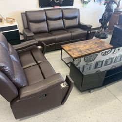 Furniture, sofa, sectional chair, recliner, couch, coffee table TV stand