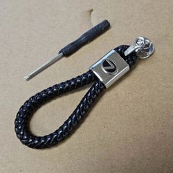 Brand New Lexus Black BV STYLE CALF Braided Leather Strap