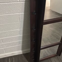 Mirror With Coat Rack