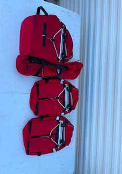 Set of Arkel GT-18 Classic pannier red. Bike briefcase pannier