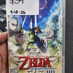 The Legend Of Zelda: Skyward Sword HD. ASK FOR RYAN.